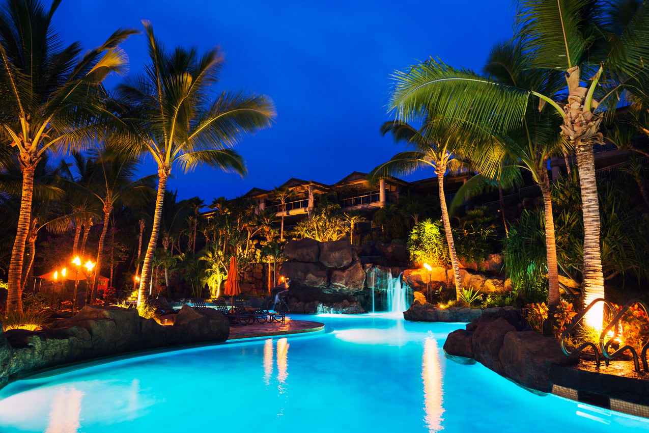 An amazing tropical swimming pool.