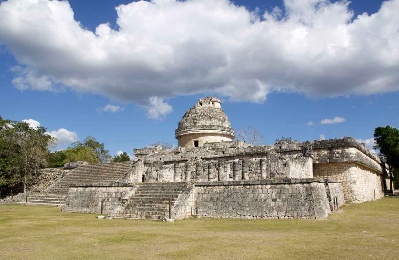 The Mayan ruins at Chichen Itza.