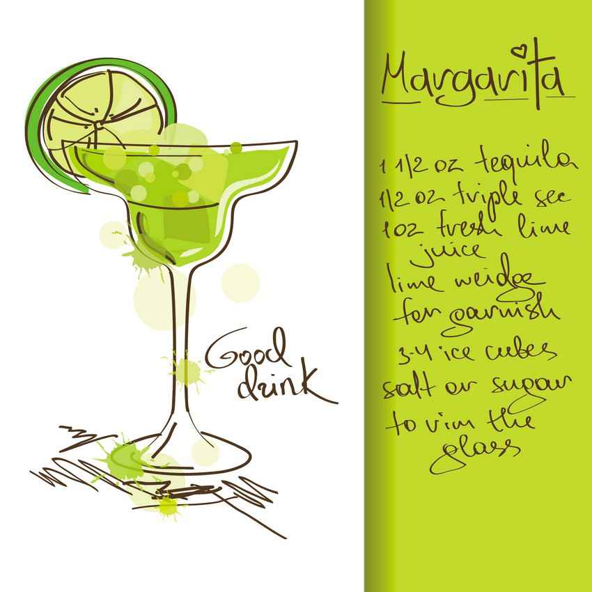 Margarita drink recipe.