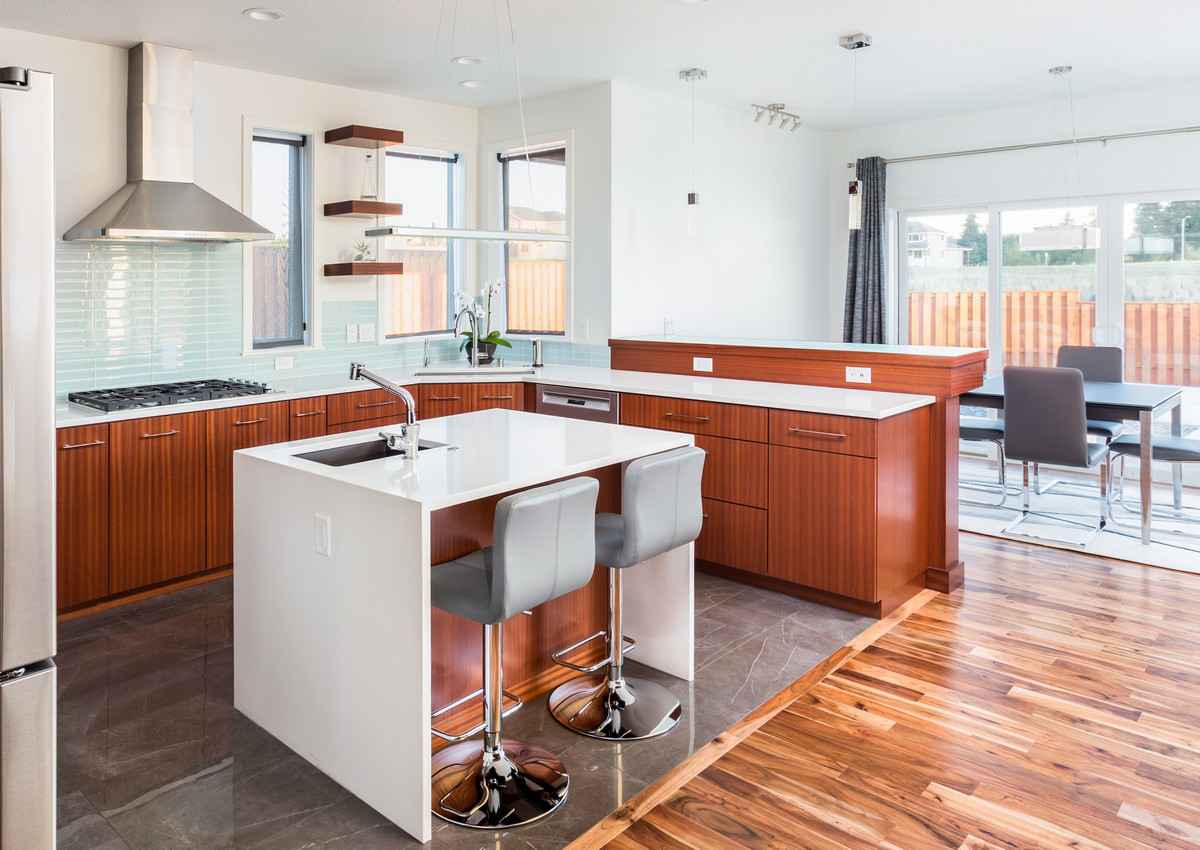 The kitchen and dining room of a popular rental property.