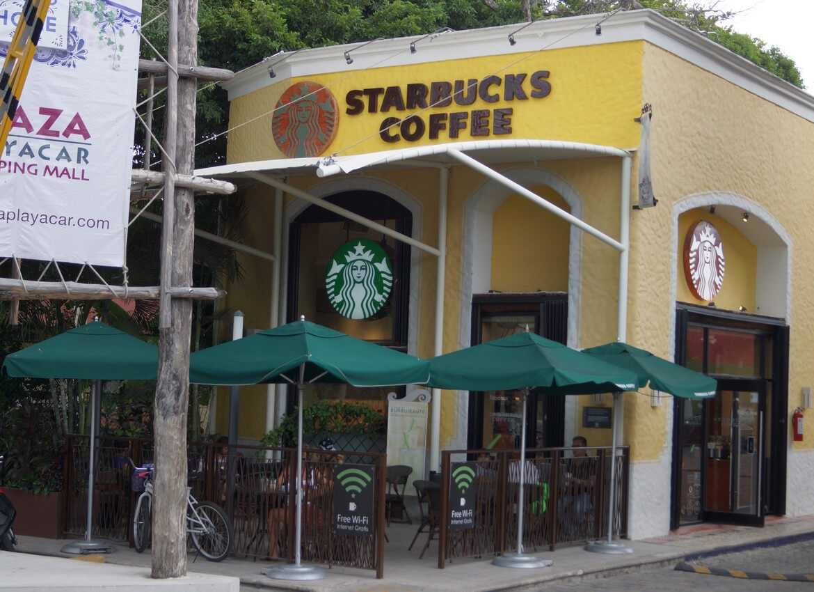 Starbucks in Playacar.