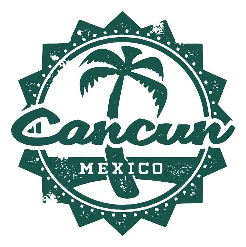 cancun mexico logo graphic
