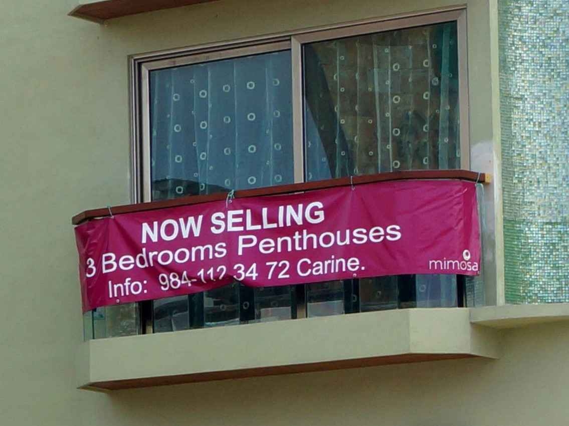 A condo for sale in downtown Playa Del Carmen.