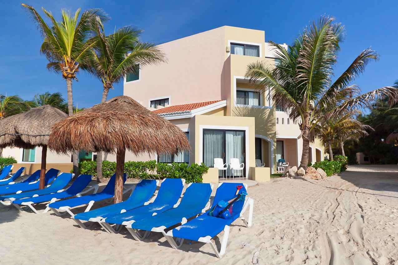 A beach house for rent in Playa Del Carmen.